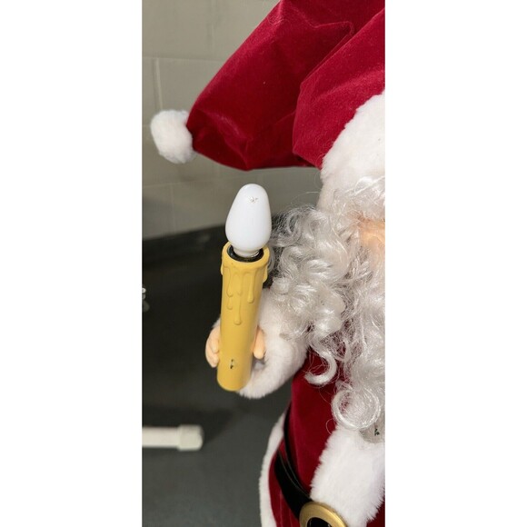 Vintage Matrix Christmas Motionette Santa Claus Doll Electric Lights 1992 Works - Picture 3 of 4